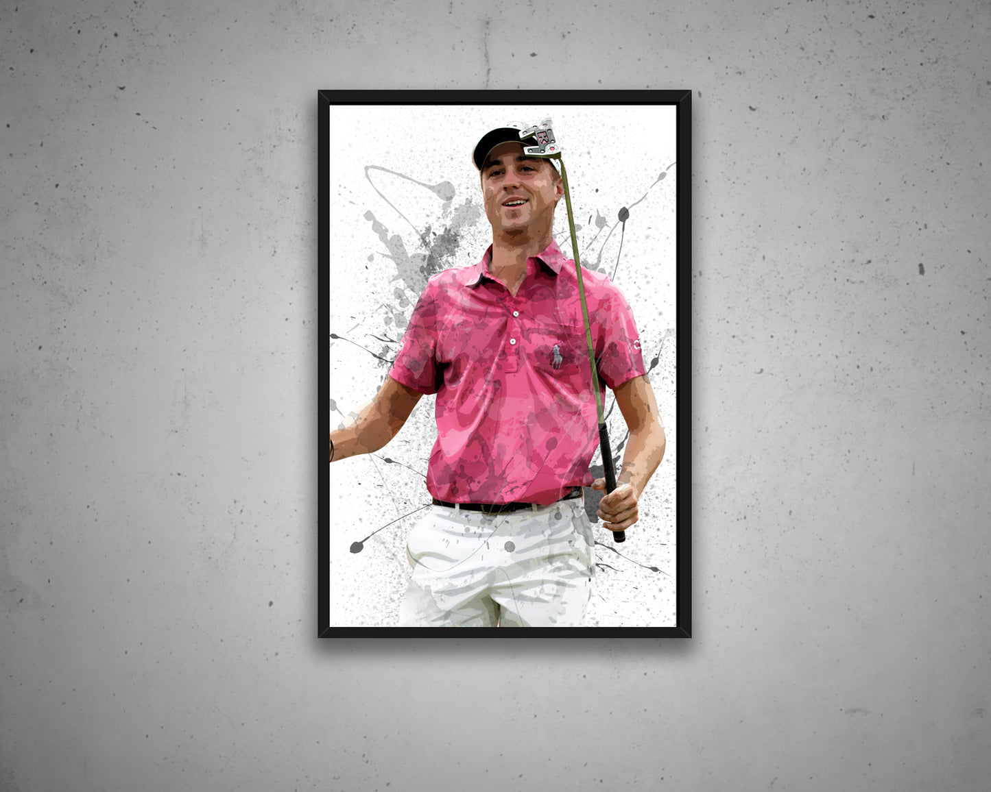 Justin Thomas Canvas Wall Art