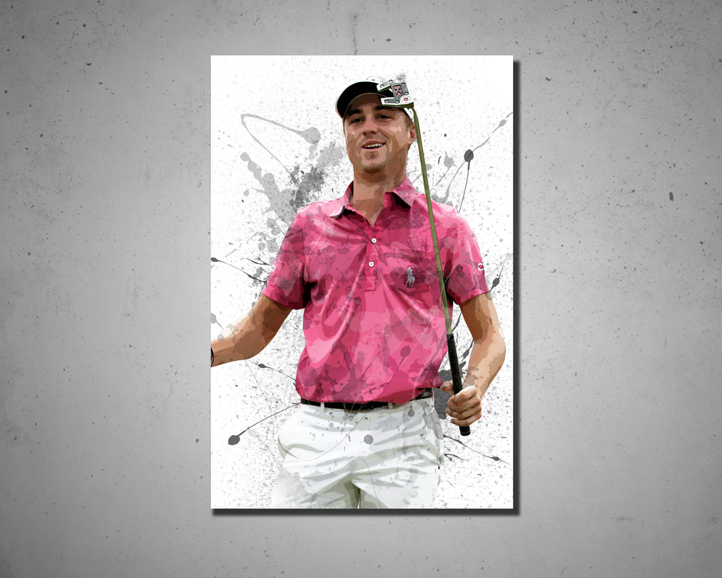 Justin Thomas Canvas Wall Art