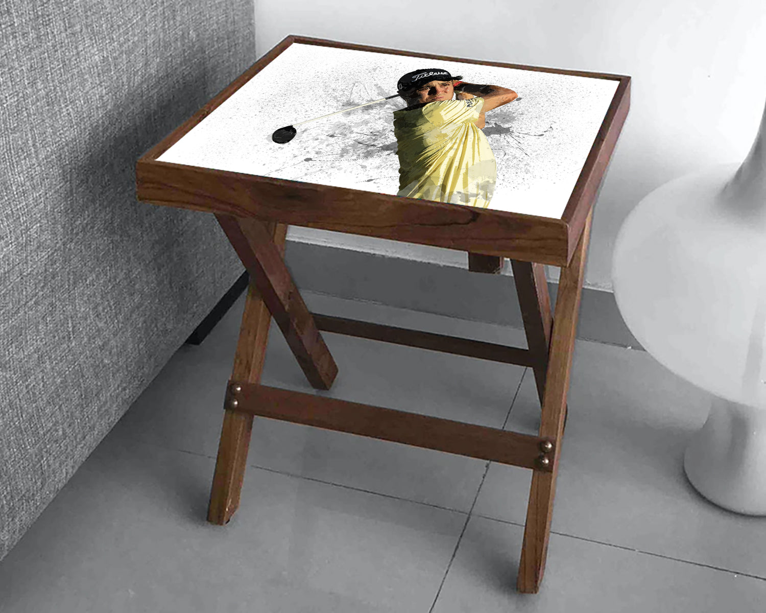 Justin Thomas Splash Effect Coffee and Laptop Table