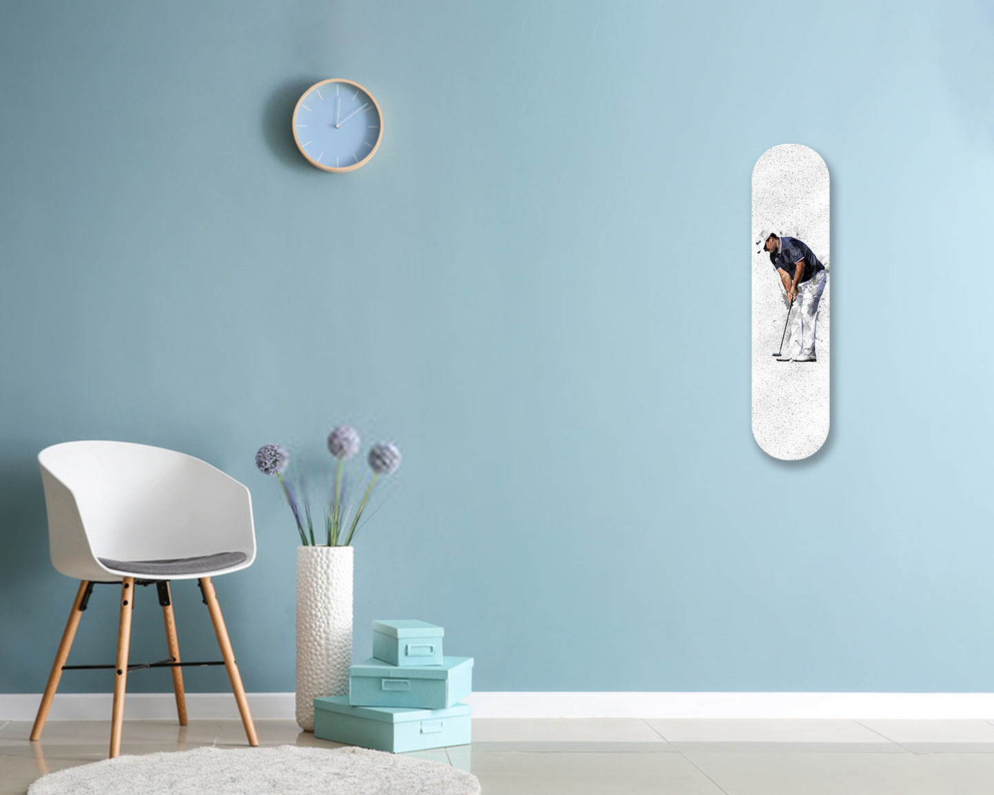 Patrick Reed Acrylic Skateboard Wall Art
