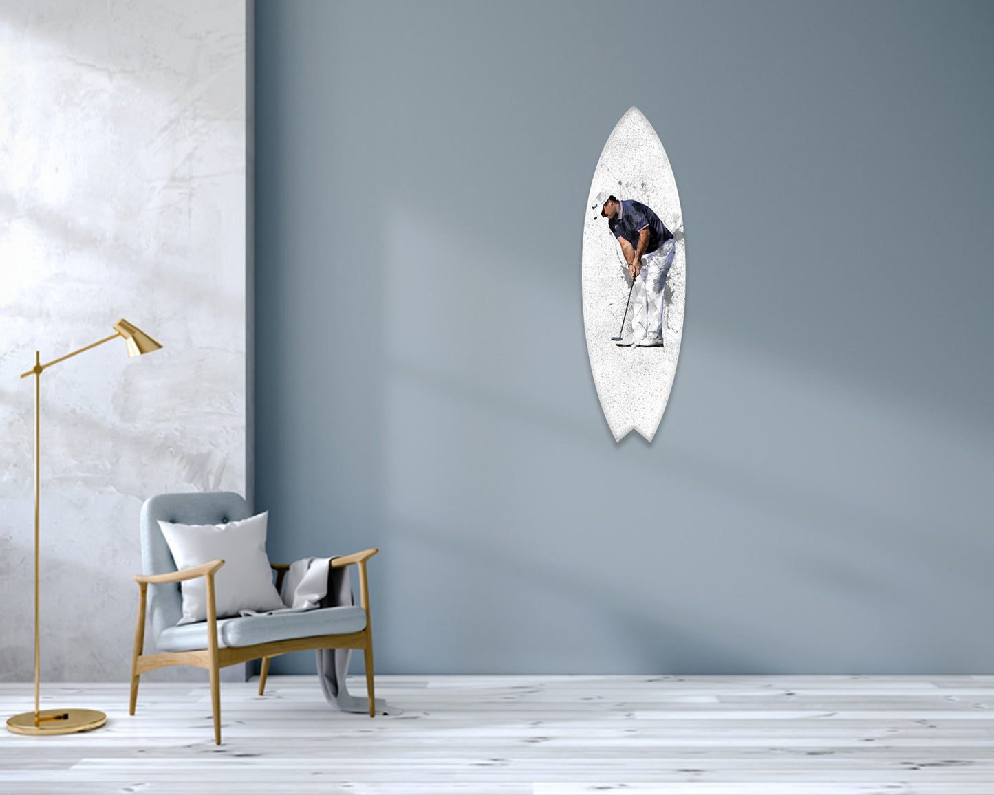 Patrick Reed Acrylic Surfboard Wall Art