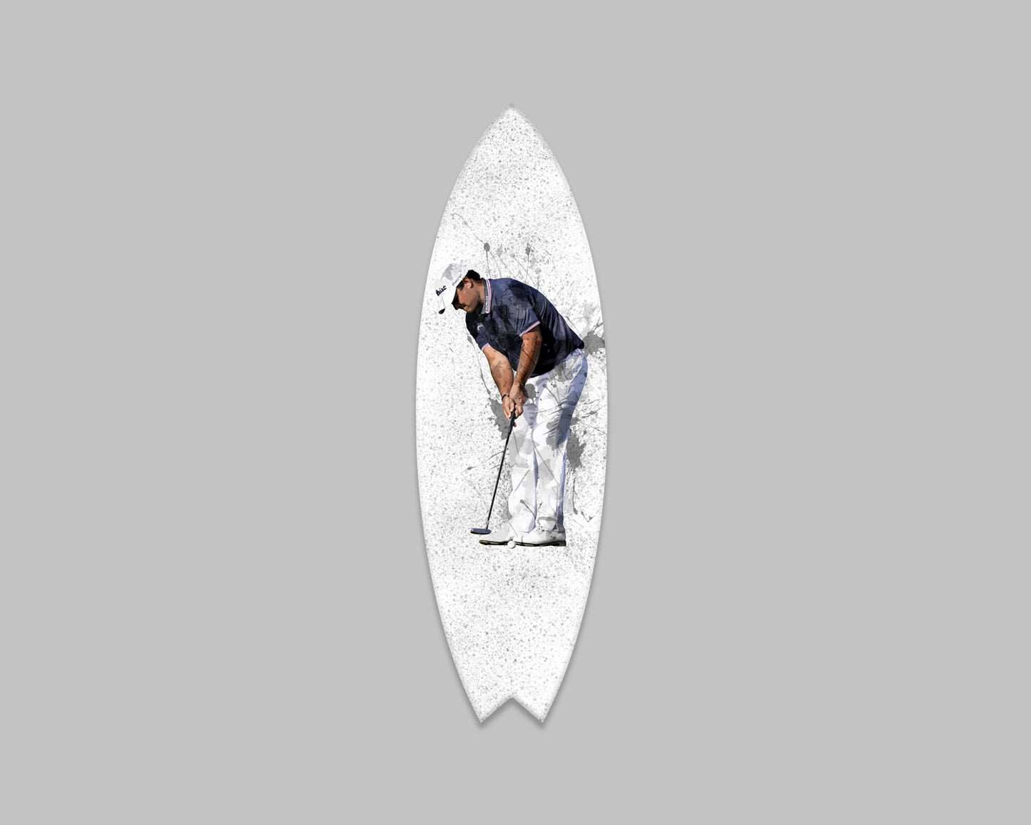 Patrick Reed Acrylic Surfboard Wall Art