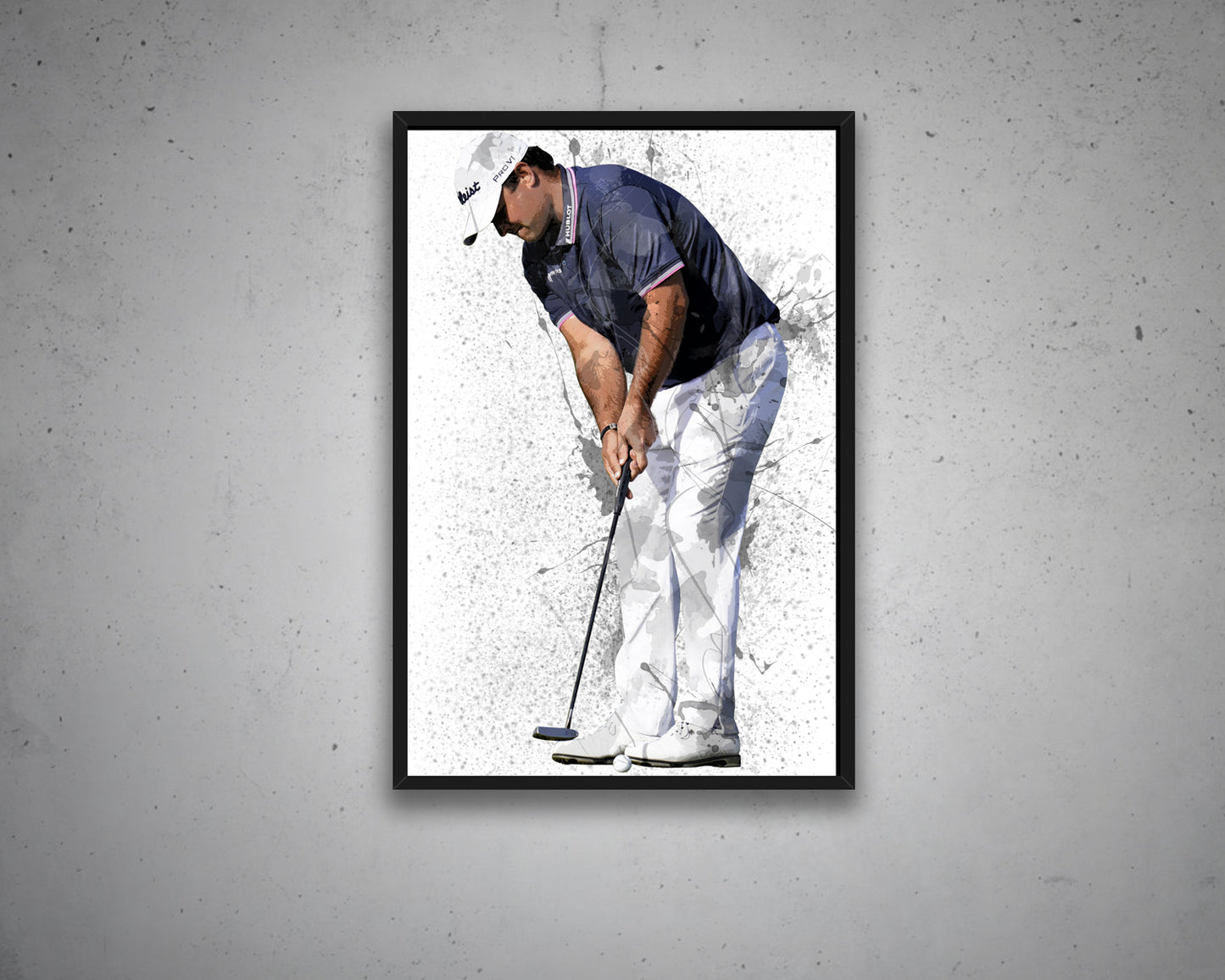 Patrick Reed Splash Effect Canvas Art