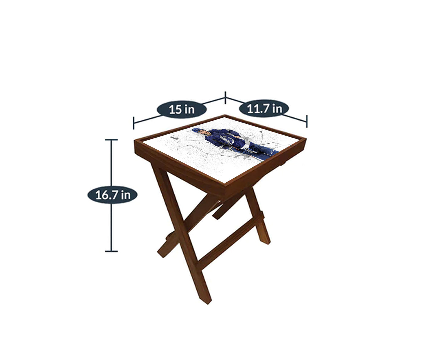 Brayden Point Splash Effect Coffee and Laptop Table