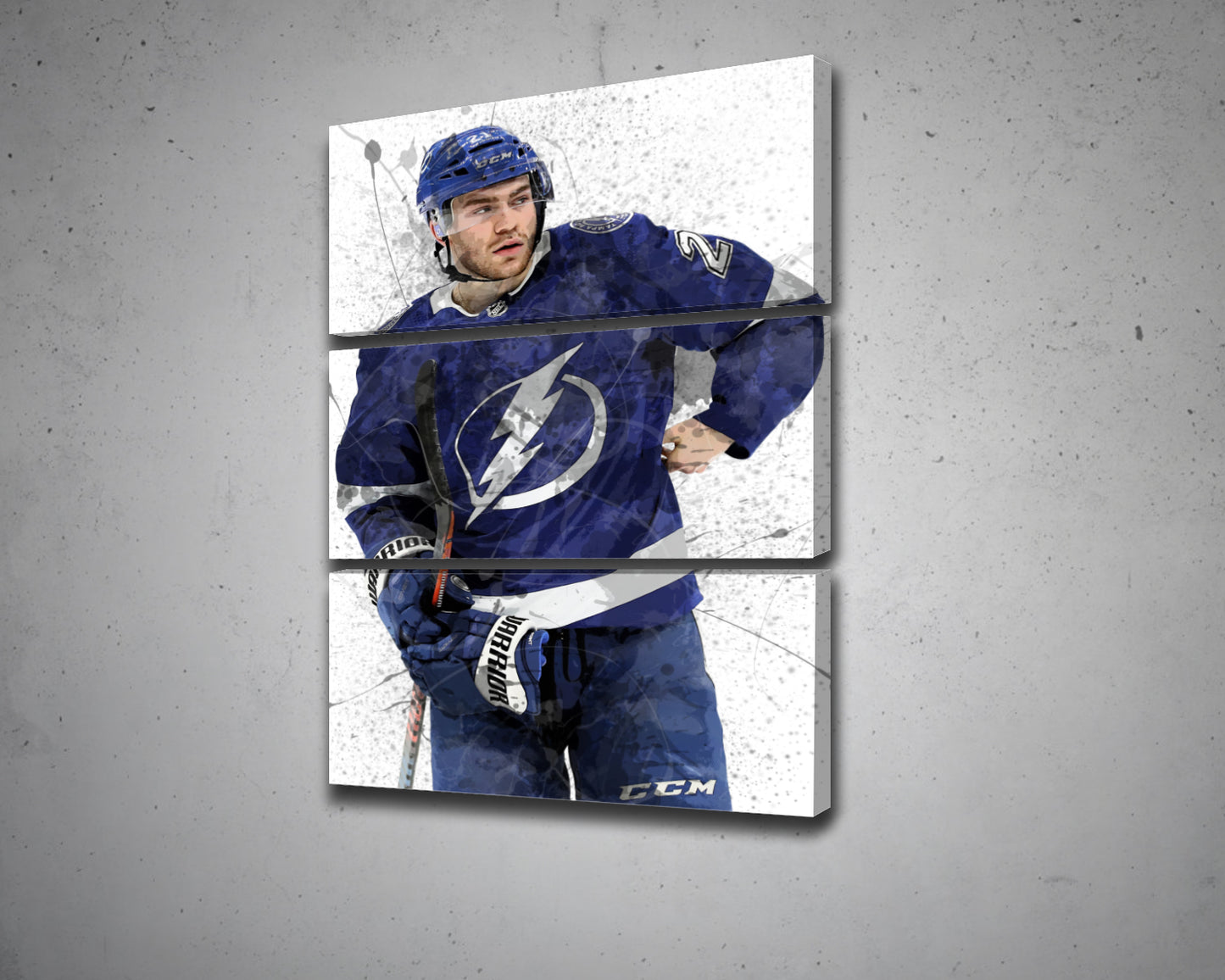 Brayden Point Splash Effect Canvas Art