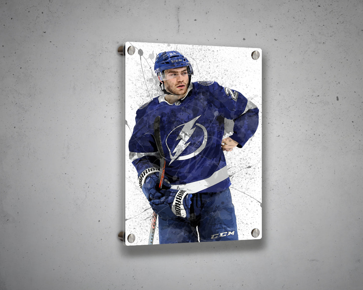 Brayden Point Splash Effect Canvas Art