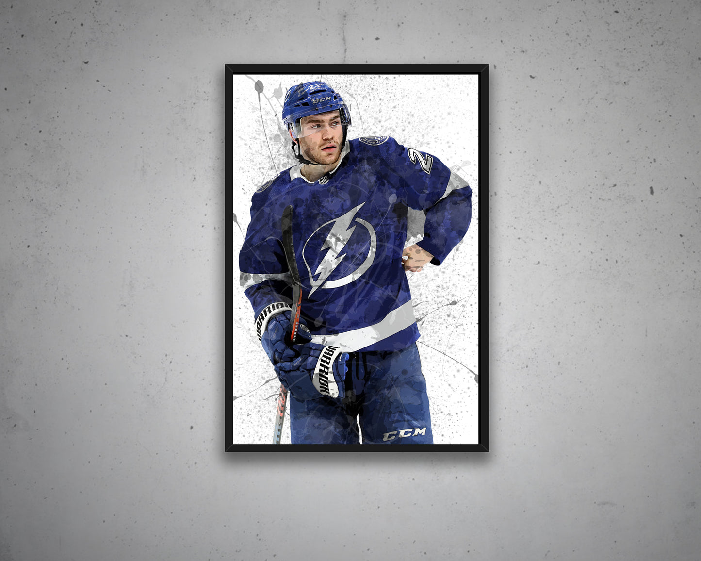 Brayden Point Splash Effect Canvas Art