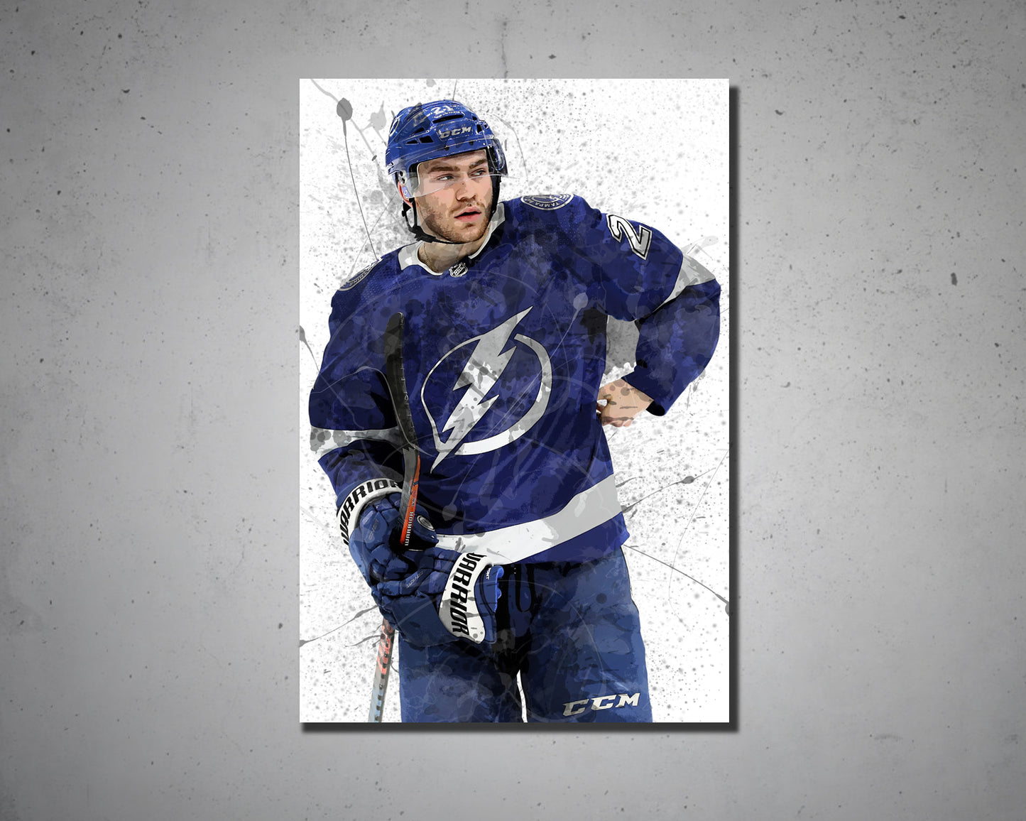 Brayden Point Splash Effect Canvas Art