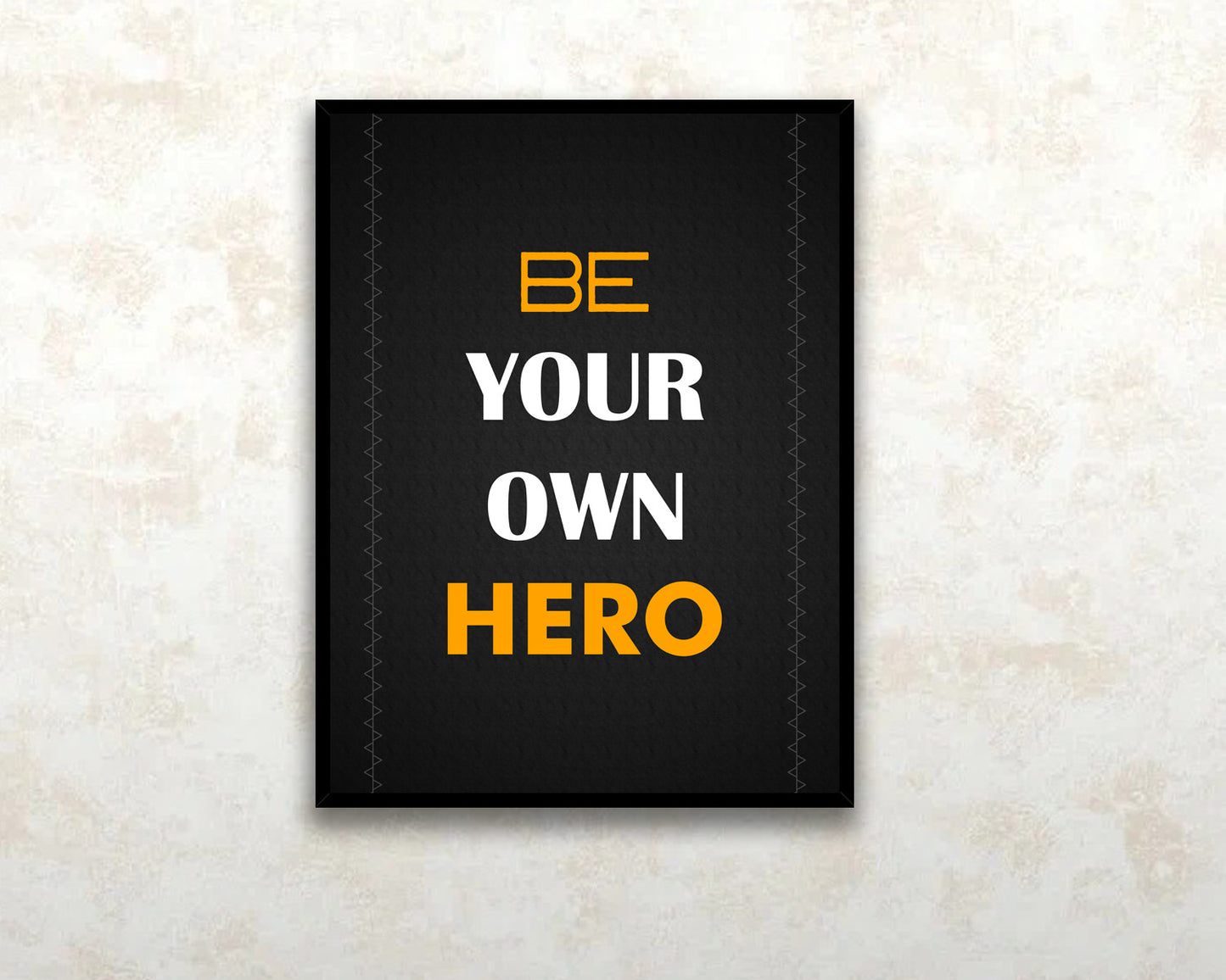 Be Your Own Hero Canvas Wall Art