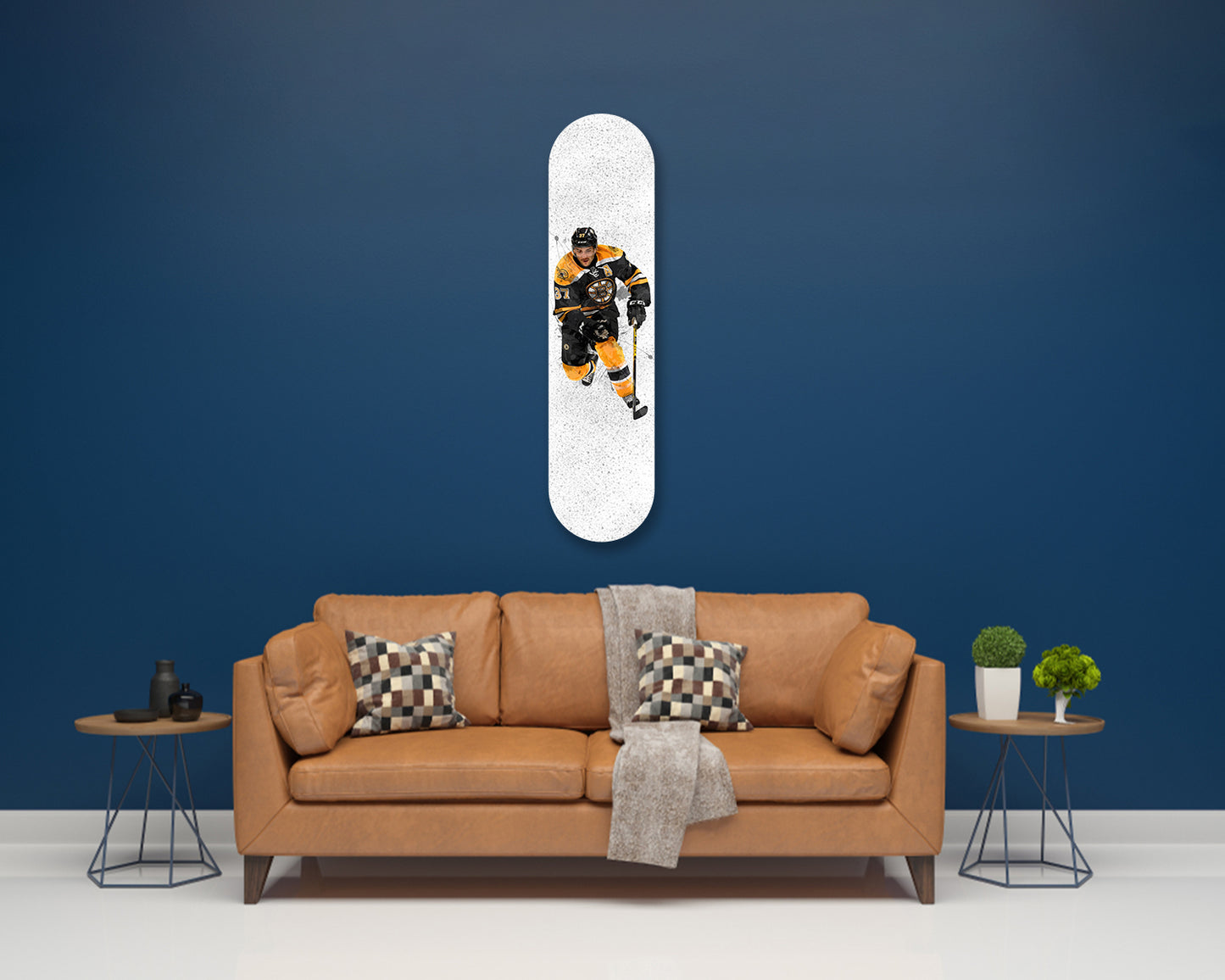 Patrice Bergeron Acrylic Skateboard Wall Art