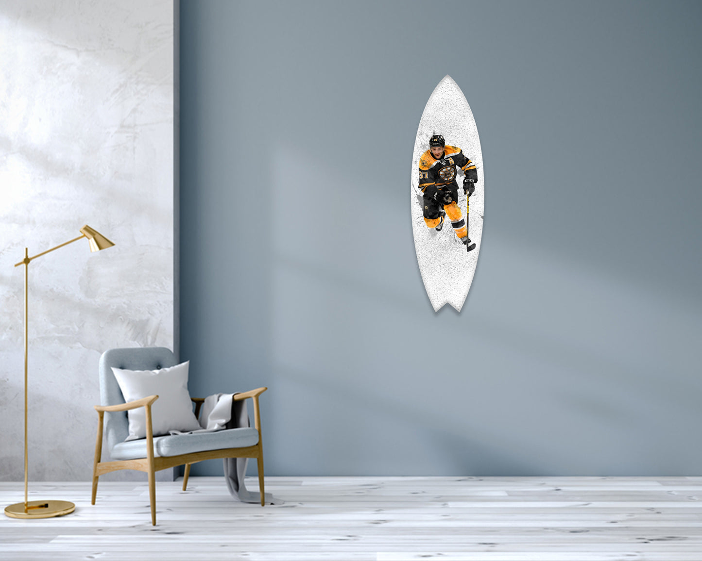 Patrice Bergeron Acrylic Surfboard Wall Art