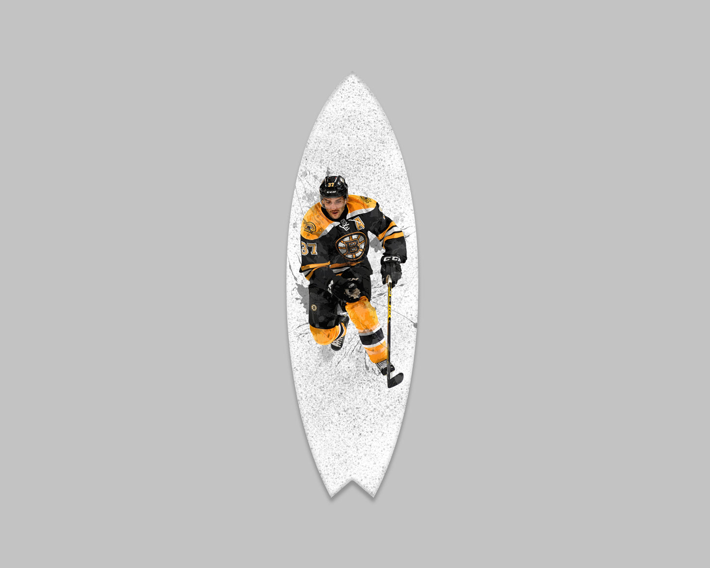 Patrice Bergeron Acrylic Surfboard Wall Art
