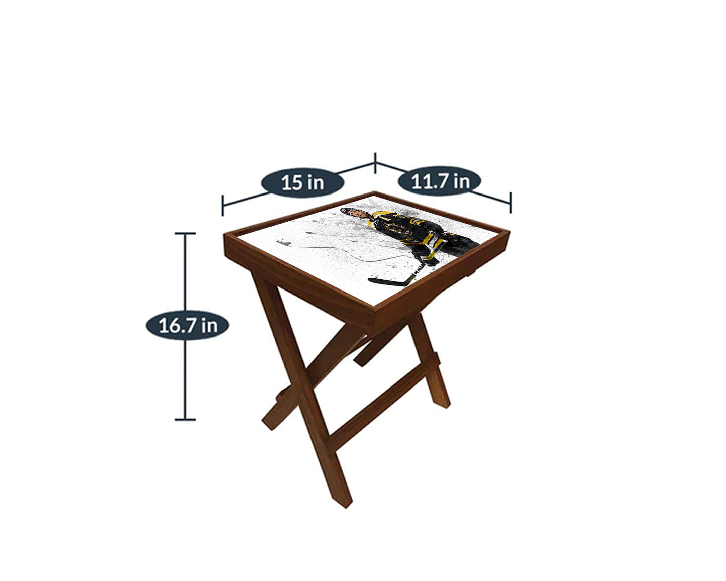 Patrice Bergeron Splash Effect Coffee and Laptop Table