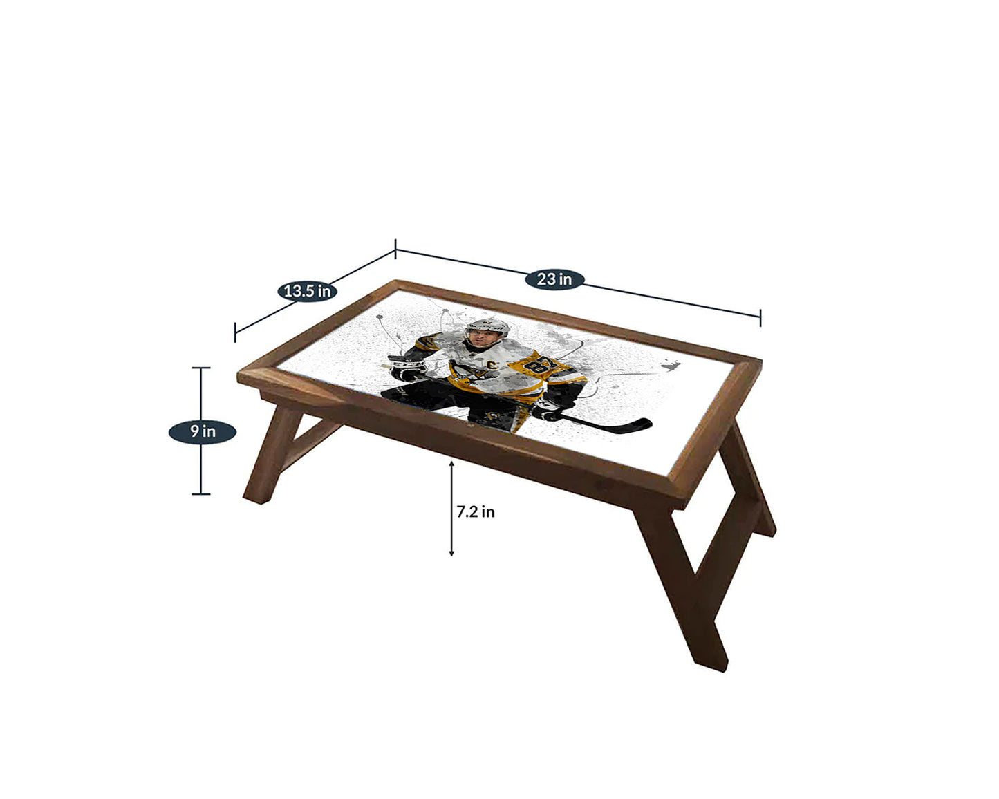 Sidney Crosby Splash Effect Coffee and Laptop Table