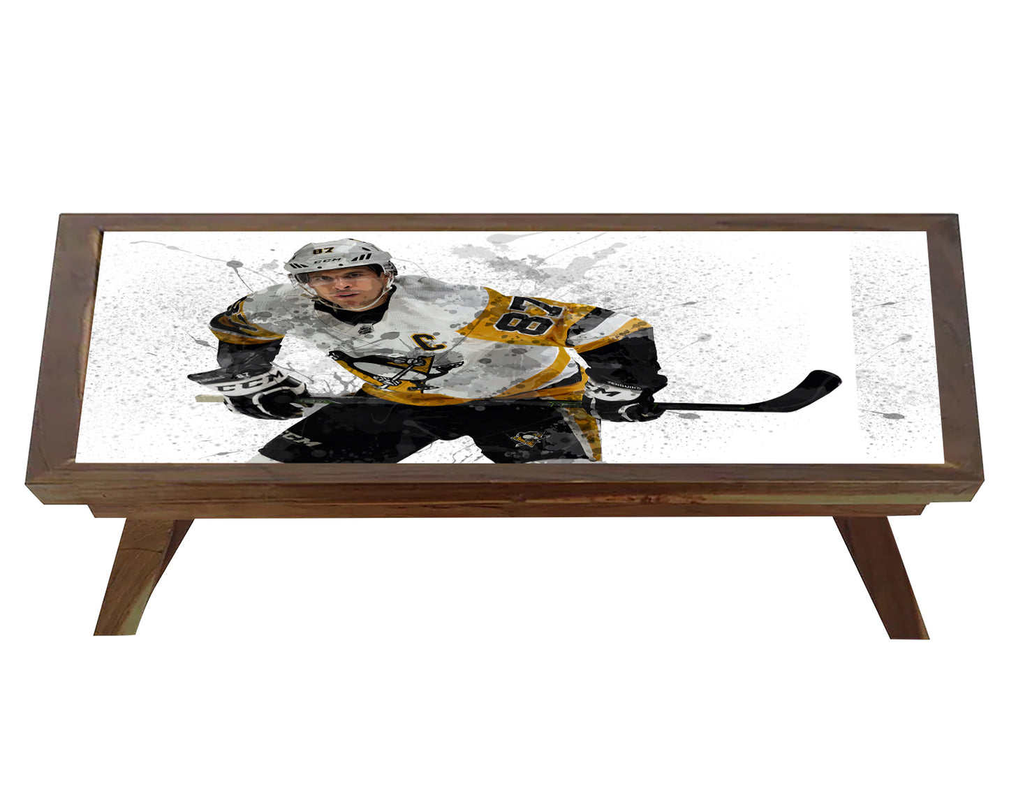 Sidney Crosby Splash Effect Coffee and Laptop Table