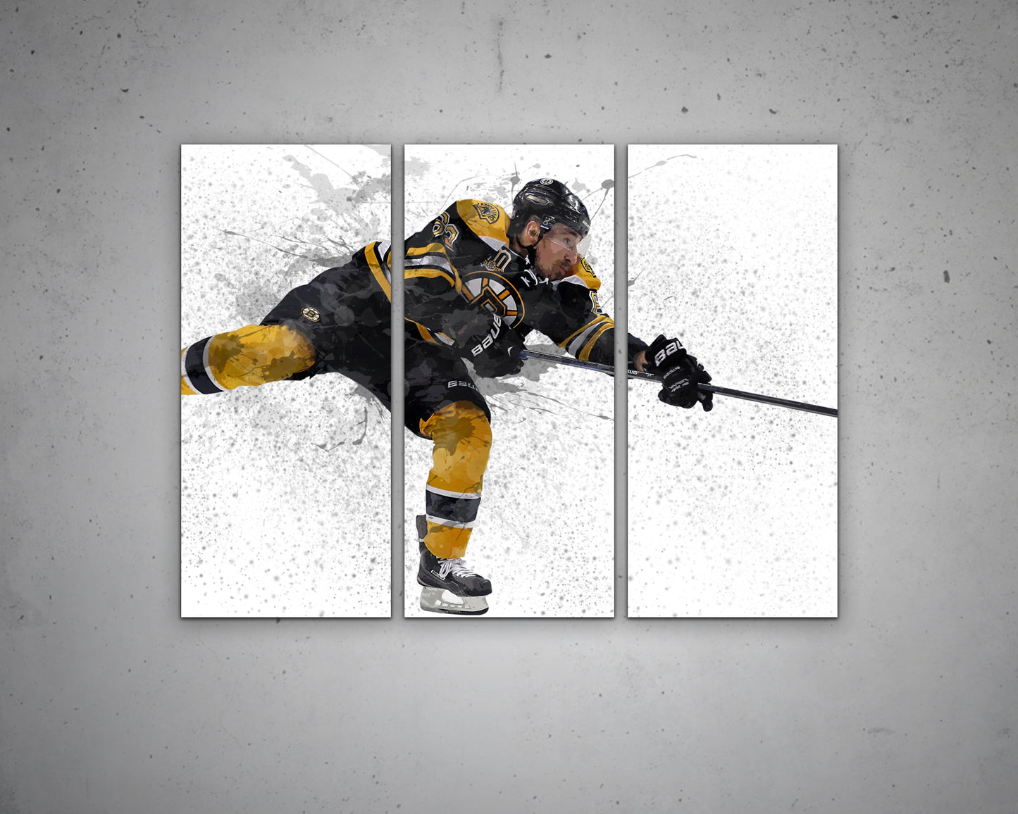 Brad Marchand Splash Effect Canvas Art