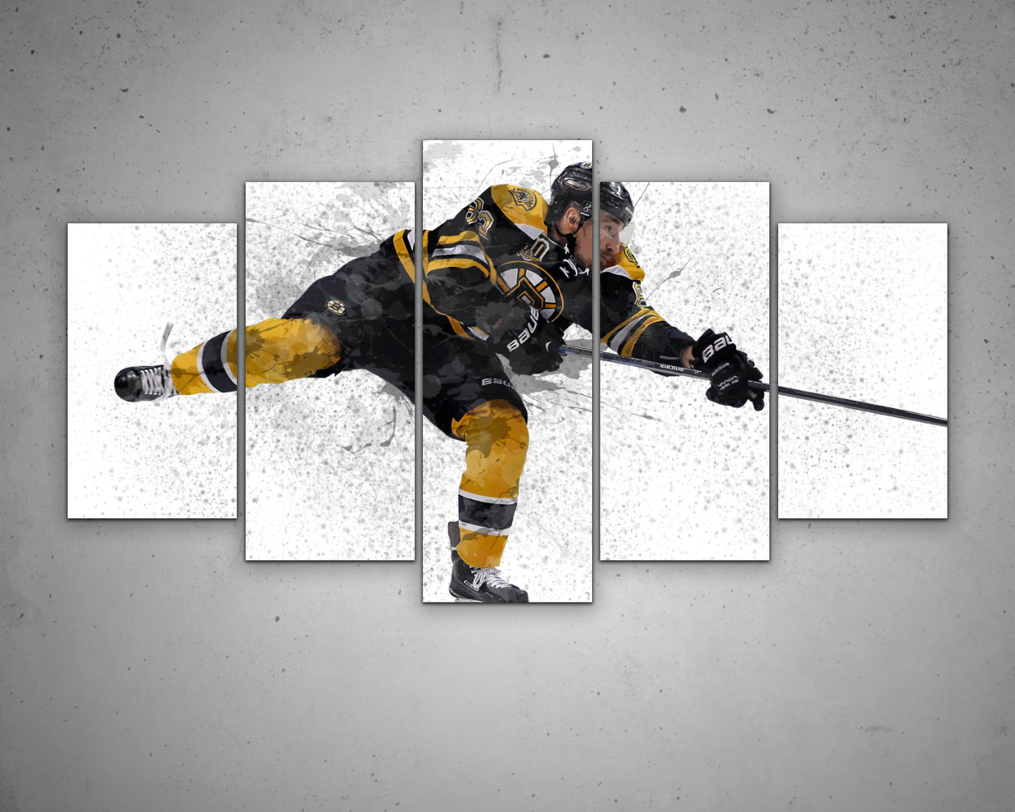 Brad Marchand Splash Effect Canvas Art
