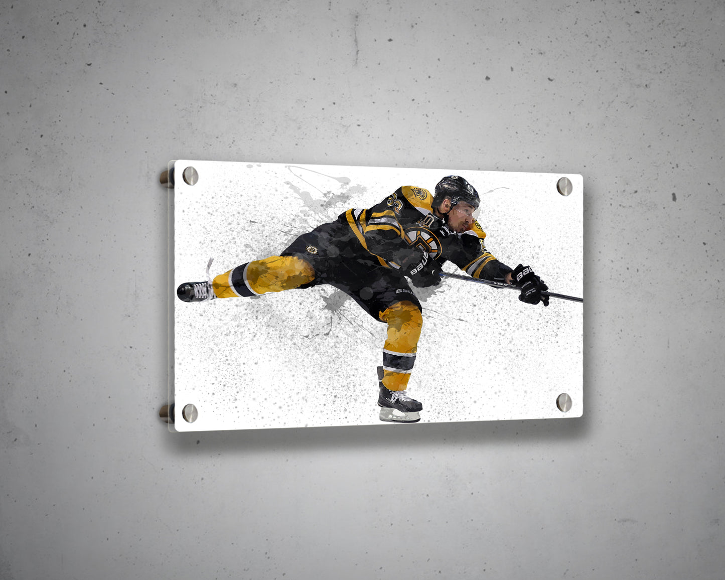 Brad Marchand Splash Effect Canvas Art