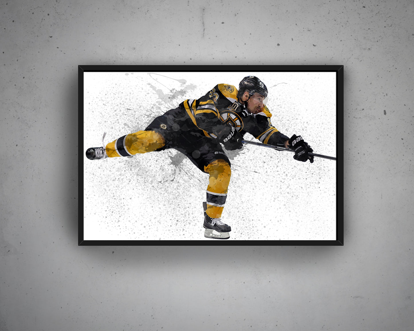 Brad Marchand Splash Effect Canvas Art