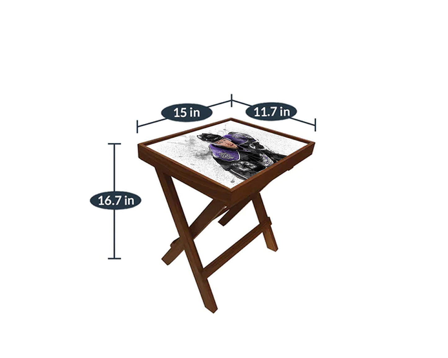 Dustin Wolf Splash Effect Coffee and Laptop Table