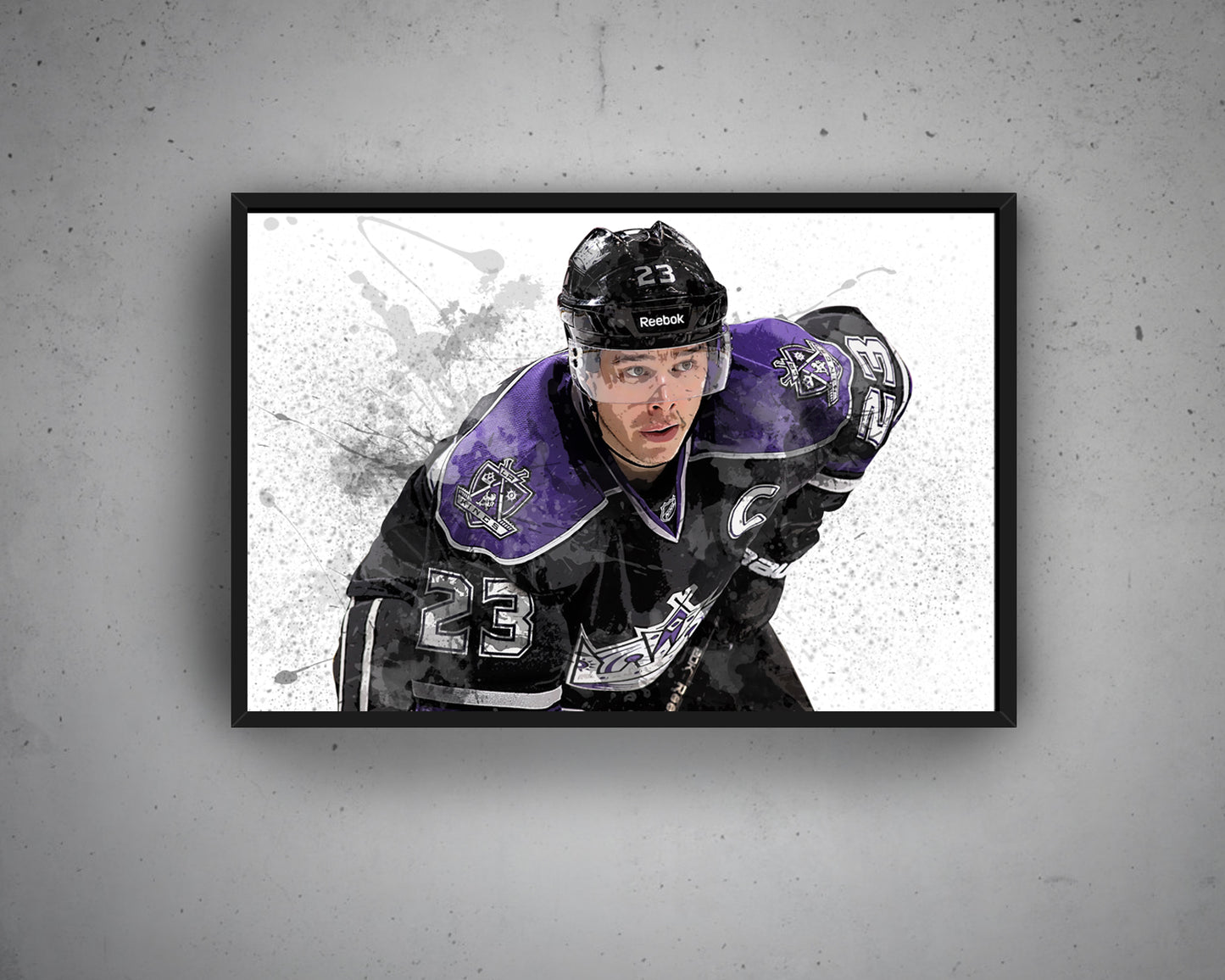 Dustin Wolf Splash Effect Canvas Art