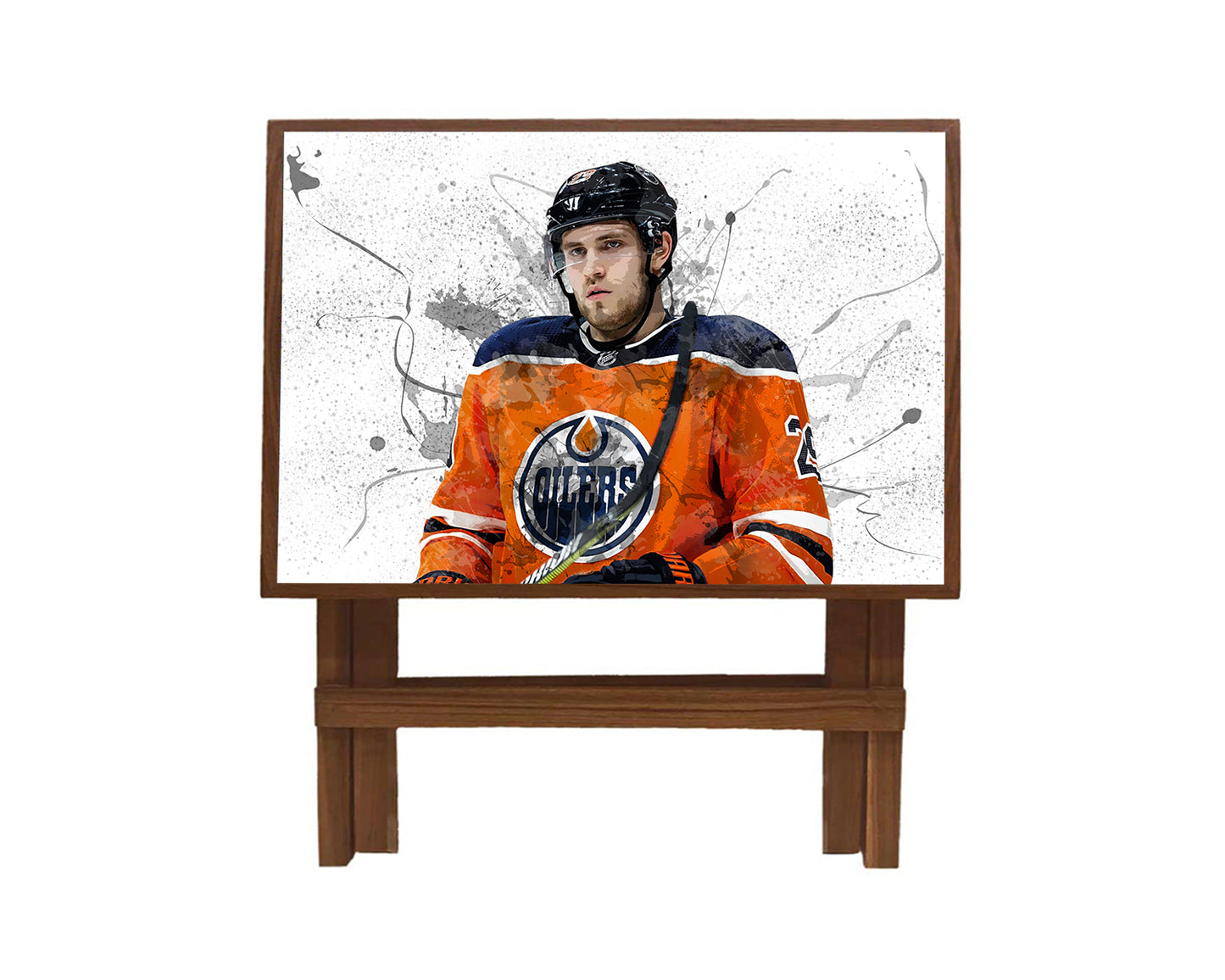 Leon Draisaitl Splash Effect Coffee and Laptop Table