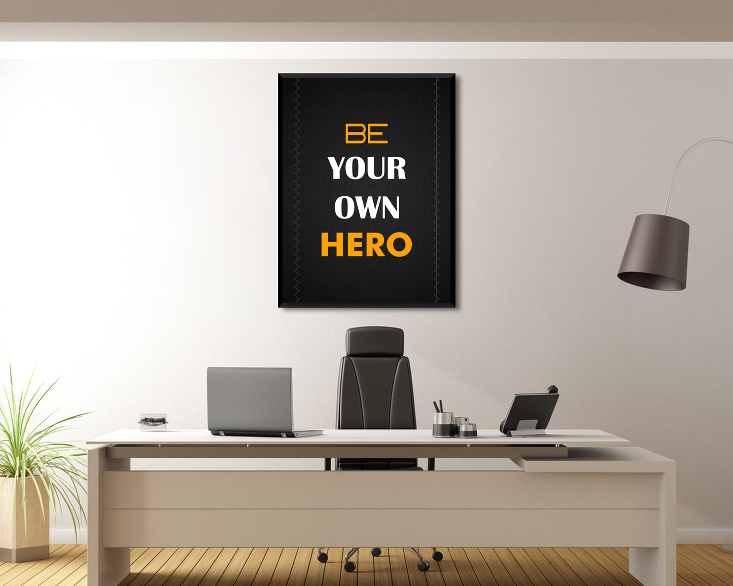 Be Your Own Hero Canvas Wall Art