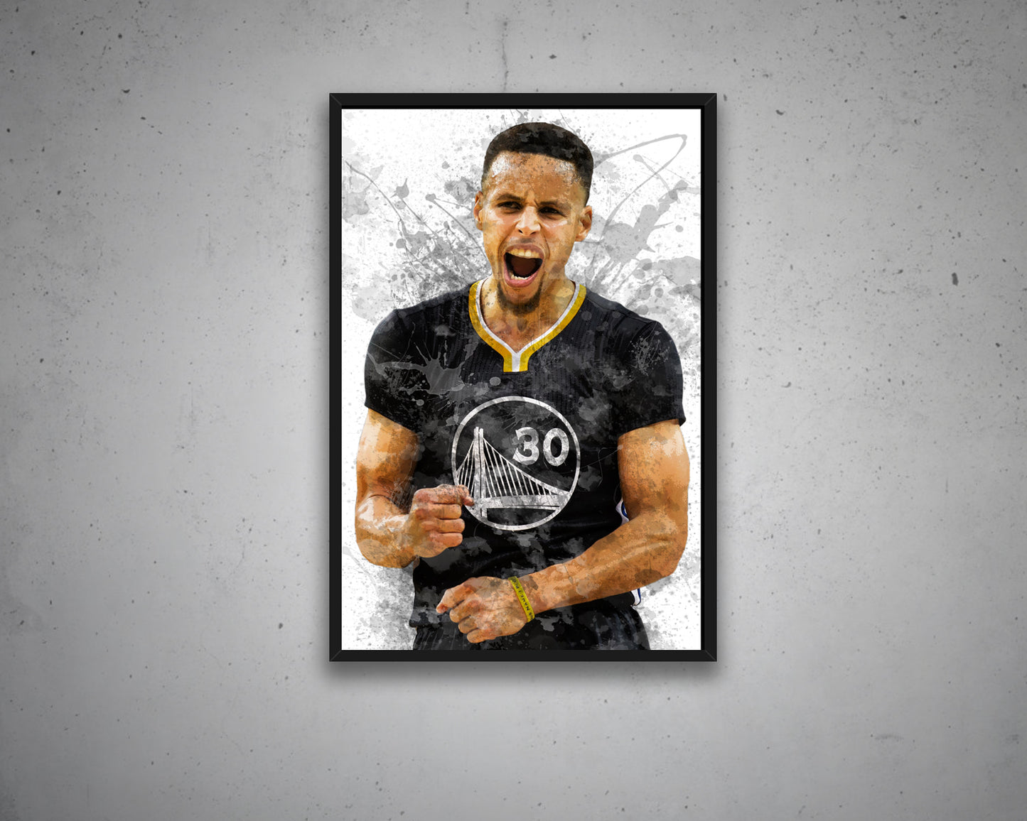 Stephen Curry Canvas Wall Art