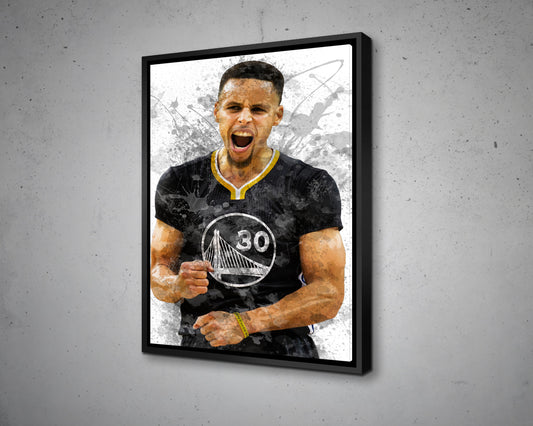 Stephen Curry Canvas Wall Art