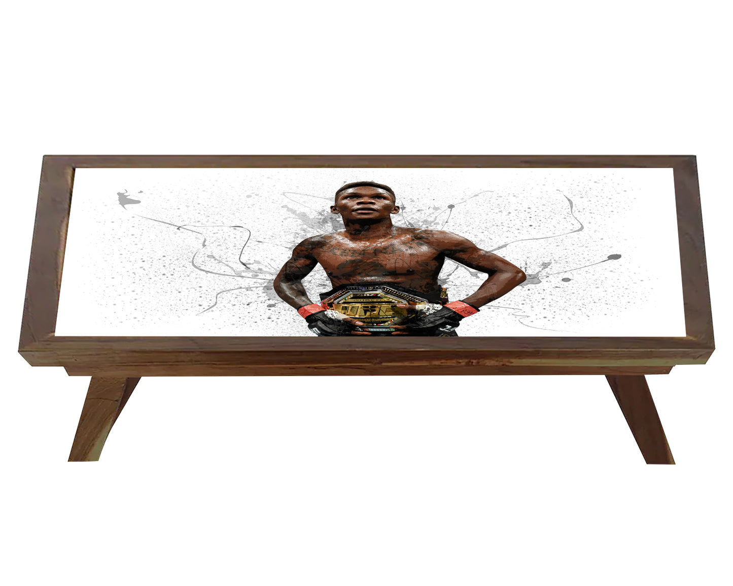 Israel Adesanya Splash Effect Coffee and Laptop Table