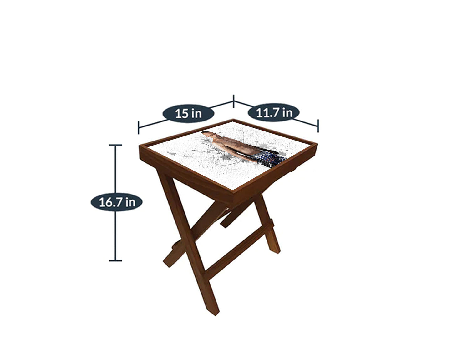 Chuck Liddell Splash Effect Coffee and Laptop Table
