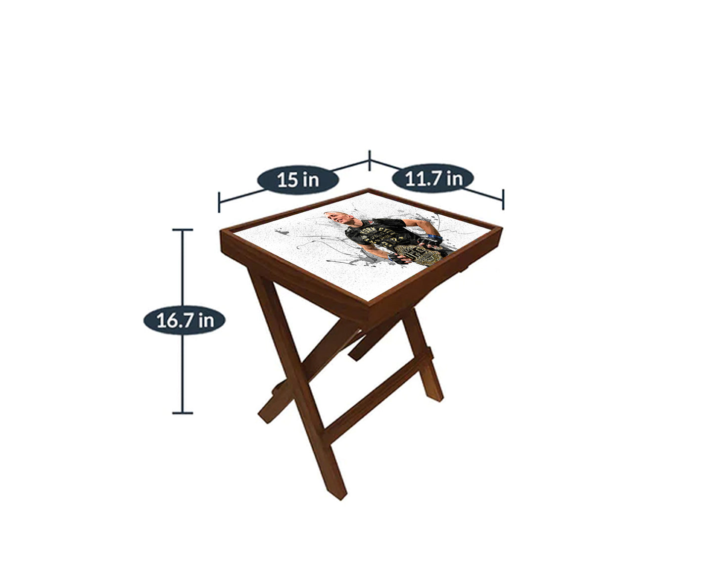 Georges St-Pierre Splash Effect Coffee and Laptop Table