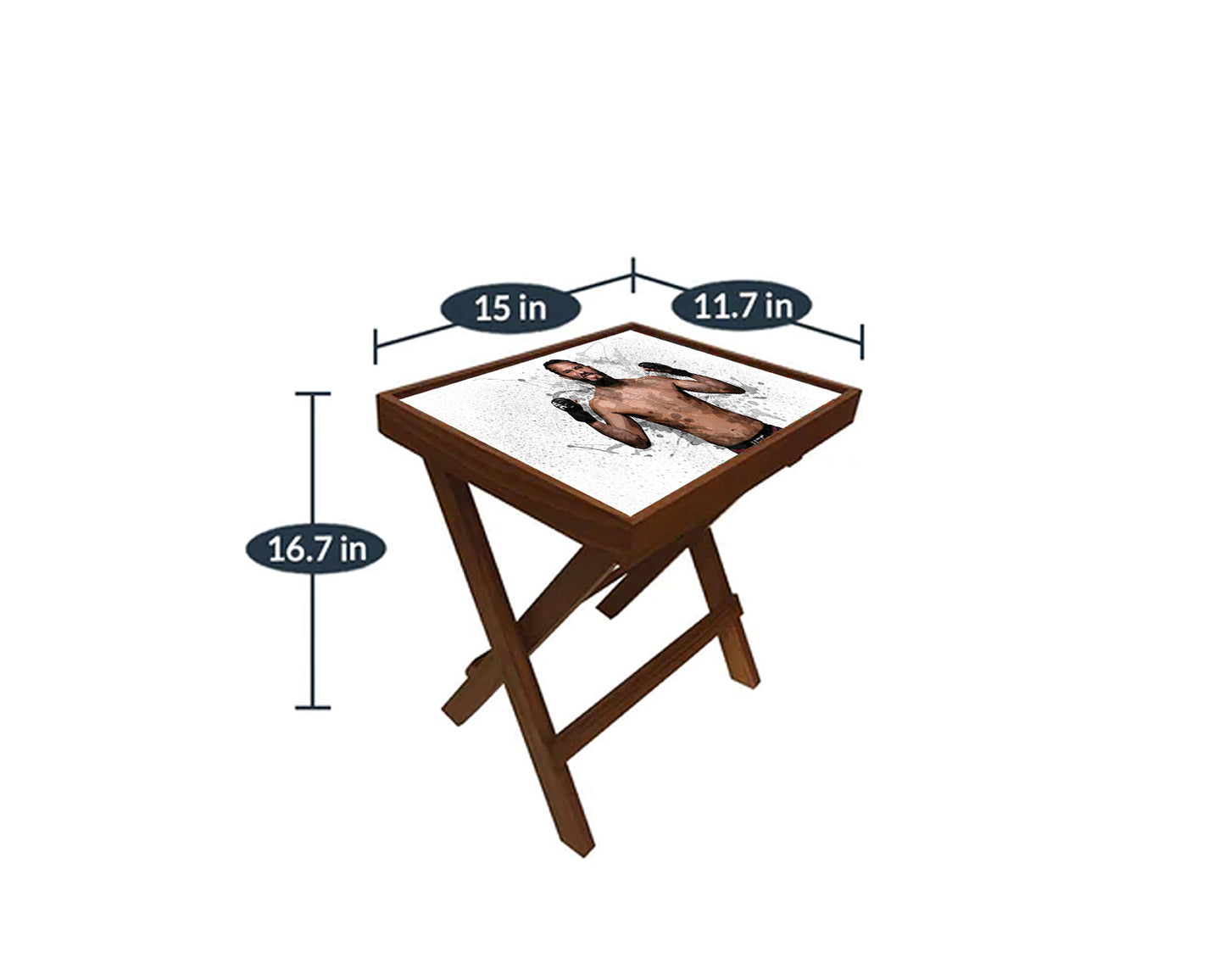 Jorge Masvidal Splash Effect Coffee and Laptop Table