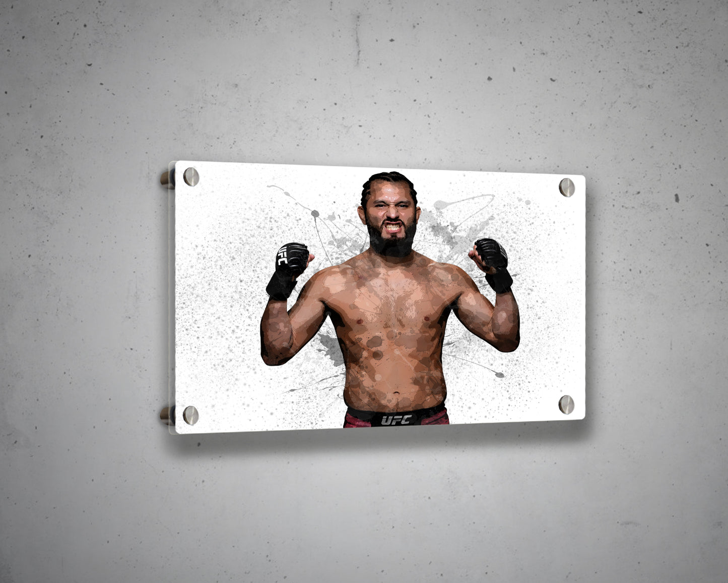 Jorge Masvidal Splash Effect Canvas Art