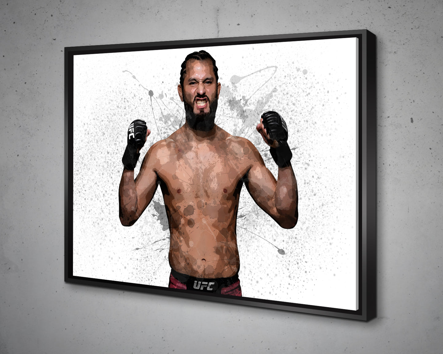 Jorge Masvidal Splash Effect Canvas Art