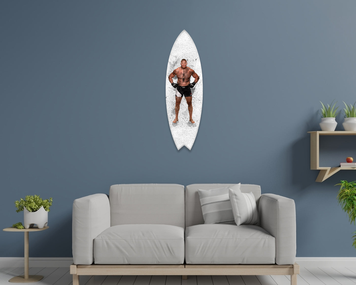 Brock Lesnar Acrylic Surfboard Wall Art