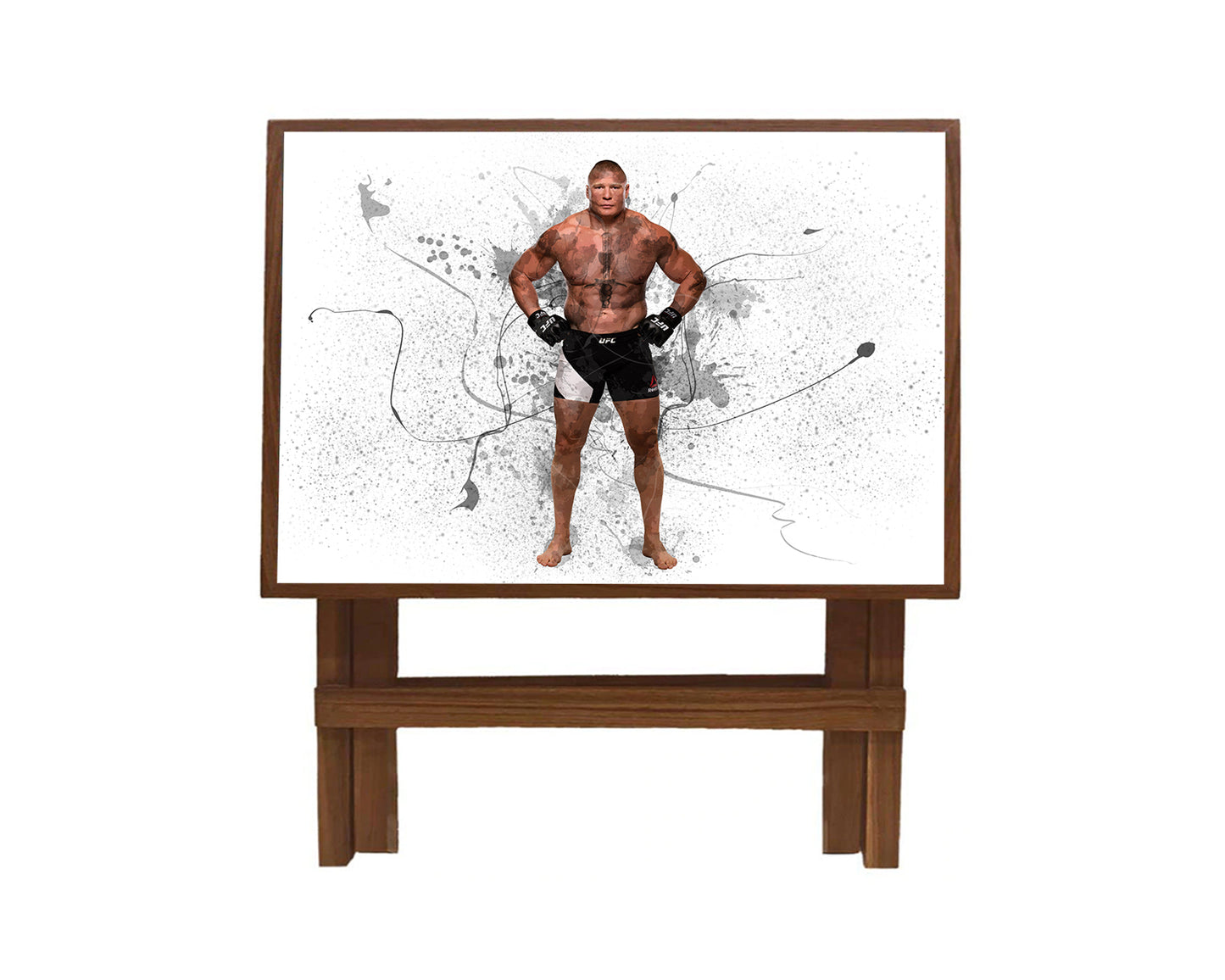 Brock Lesnar Splash Effect Coffee and Laptop Table