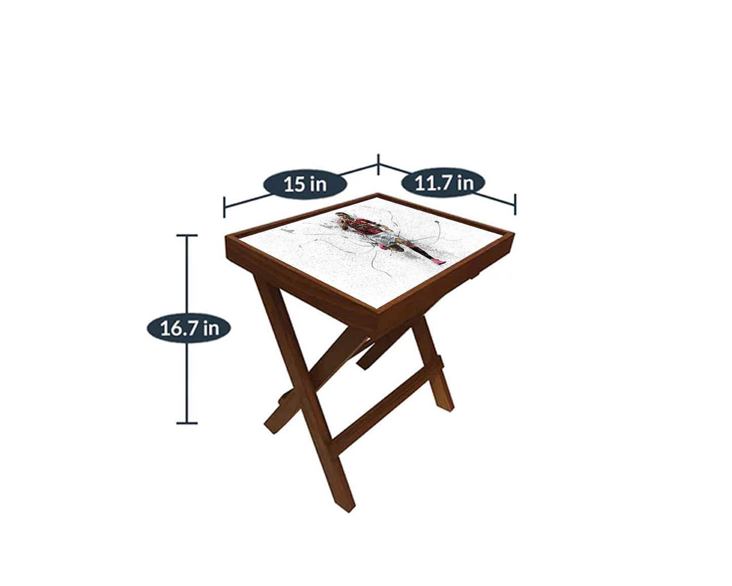 Anthony Martial Splash Effect Coffee and Laptop Table