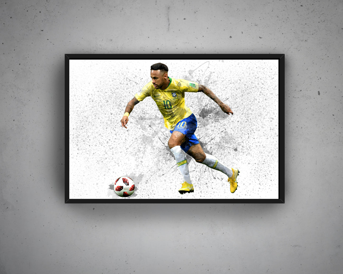 Neymar Jr Canvas Wall Art