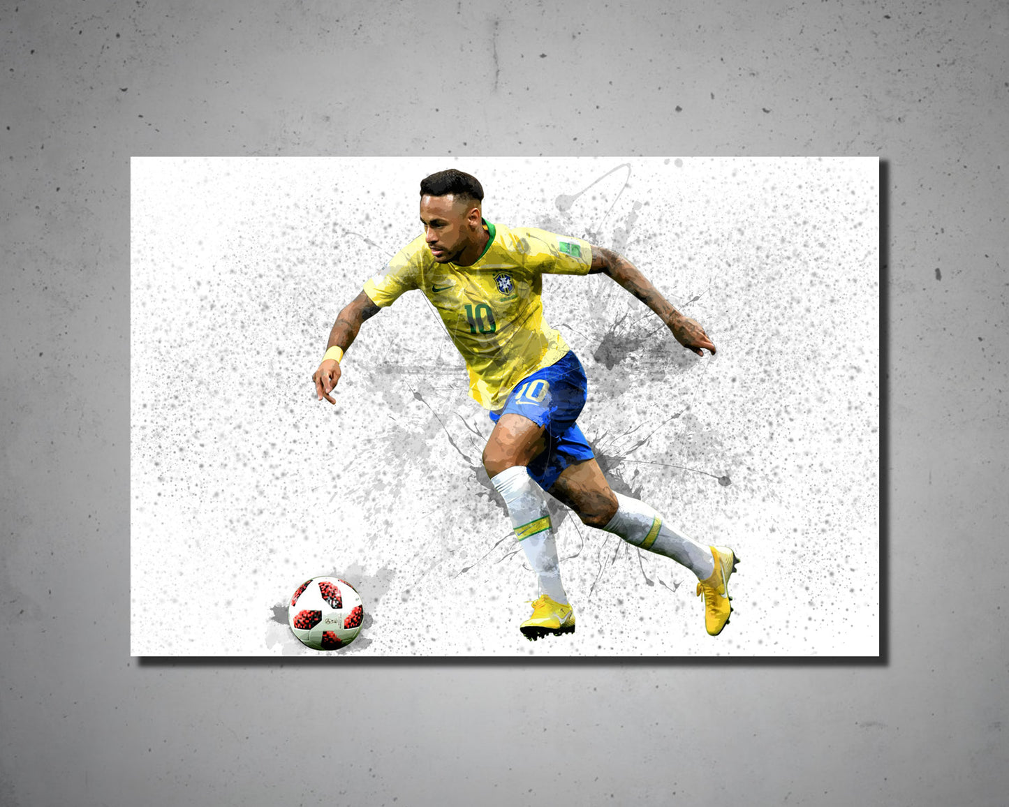 Neymar Jr Canvas Wall Art