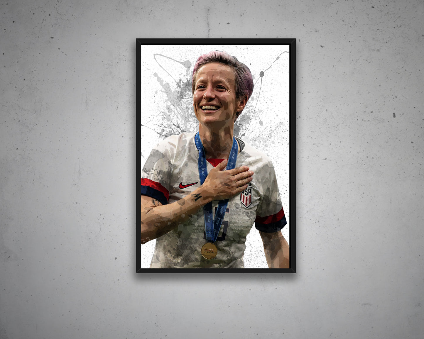 Megan Rapinoe Canvas Wall Art