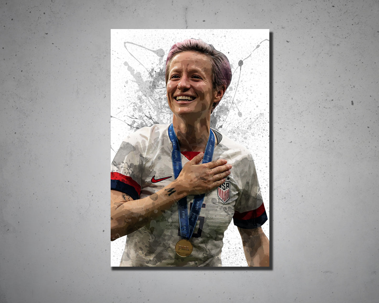 Megan Rapinoe Canvas Wall Art