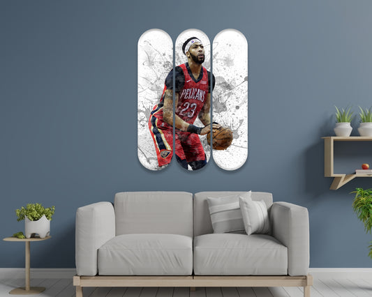 Anthony Davis Acrylic Skateboard Wall Art