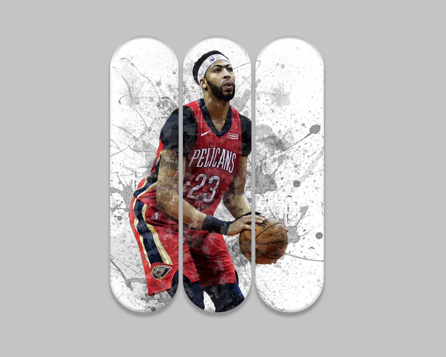 Anthony Davis Acrylic Skateboard Wall Art