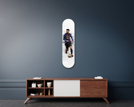 Lionel Messi Acrylic Skateboard Wall Art