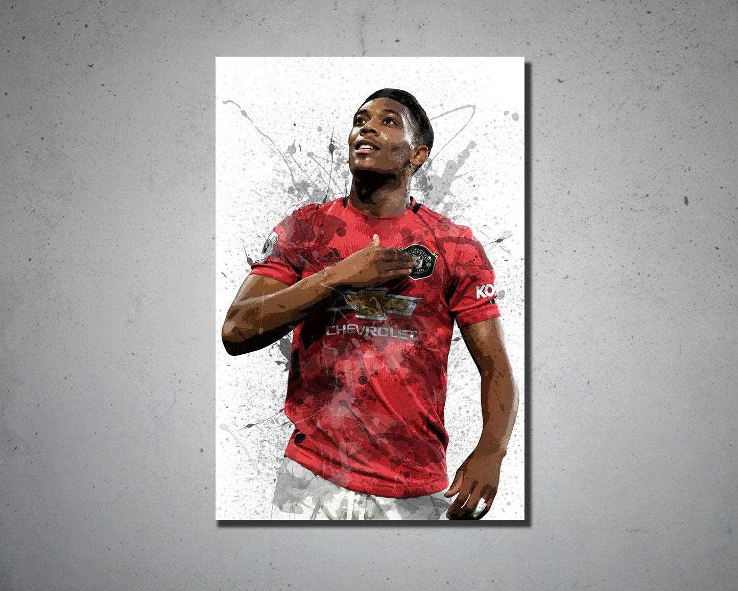 Anthony Martial Canvas Wall Art