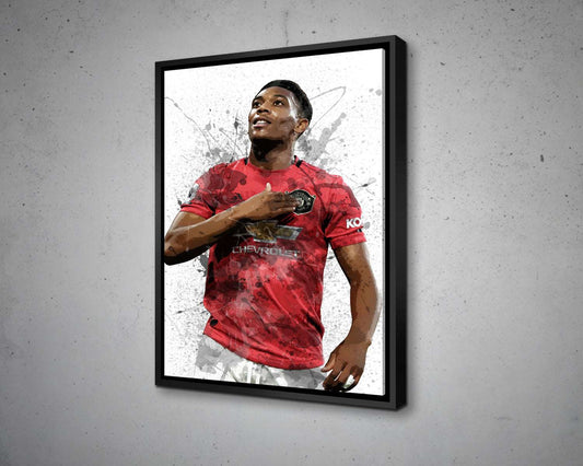 Anthony Martial Canvas Wall Art