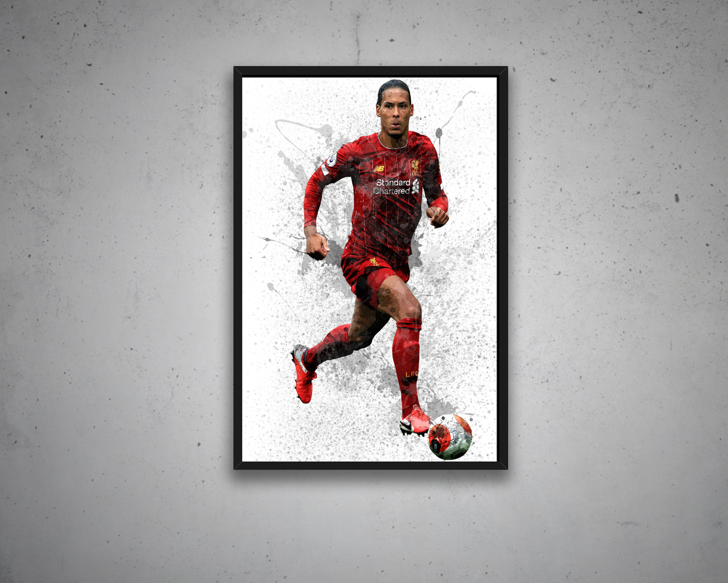 Virgil van Dijk Canvas Wall Art