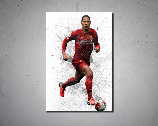 Virgil van Dijk Canvas Wall Art