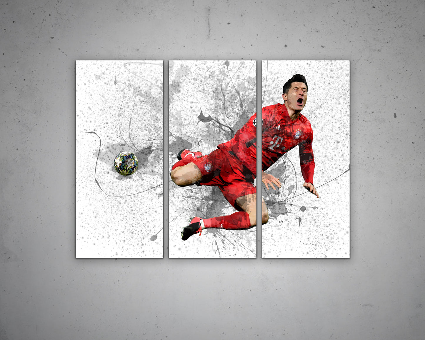 Robert Lewandowski Canvas Wall Art